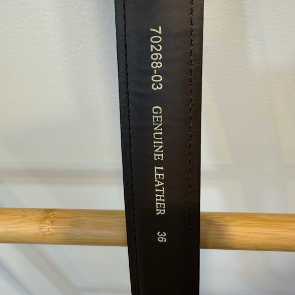 Genuine Leather Brown Belt - Picture 3 of 3